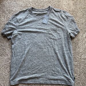 Lucky Brand Heather Gray Short Sleeve Tee